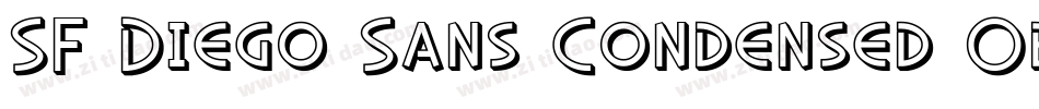 SF Diego Sans Condensed Oblique字体转换